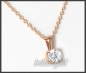 Preview: Brillant Anhänger & Kette 585 Gold; 0,47ct, River D
